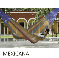 Super Nylon Mexican Hammock-Queen-Cream-None-Siesta Hammocks