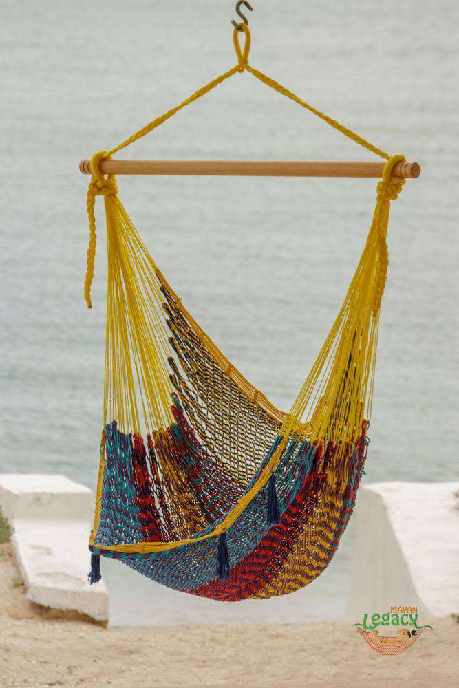 thick-cotton-mexican-hammock-chair-confeti