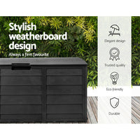 stylish Outdoor Storage Box in Black Colour