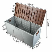Outdoor Storage Box in Brown Colour-Siesta Hammocks
