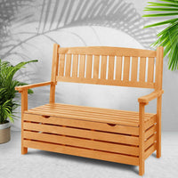 Wooden Outdoor Storage 2 Bench Seat-VIC $11.00-Siesta Hammocks